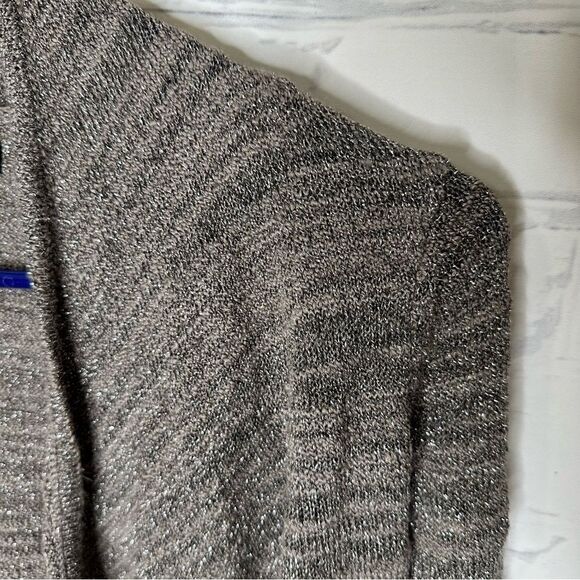 Express small brown sparkly cardigan - Picture 6 of 7